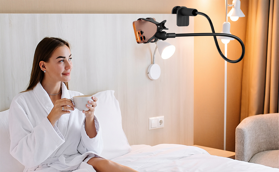 phone holder for bed
