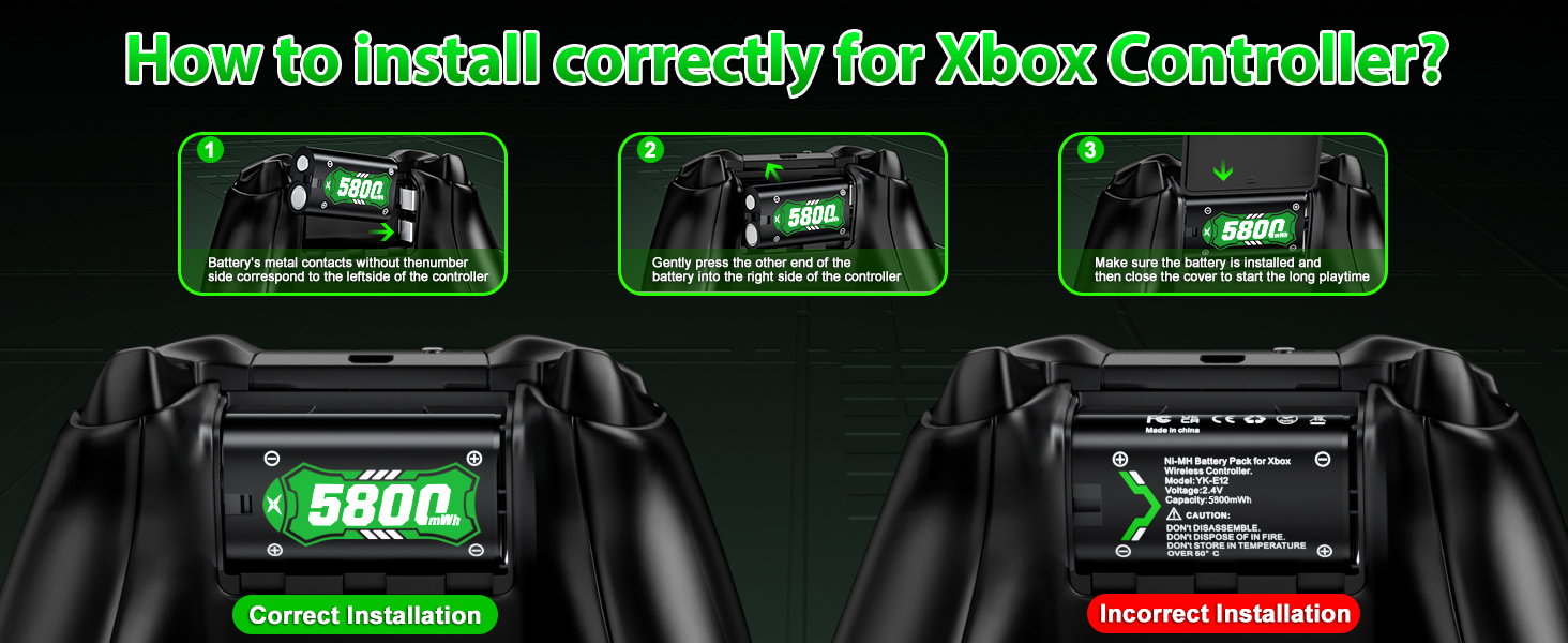 Xbox Controller Battery Pack