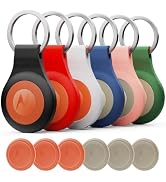 [6 Pack] for Moto Tag/Tag 2 Holder with Keychain, Waterproof Silicone Case | Drop-Proof,Anti-Scra...