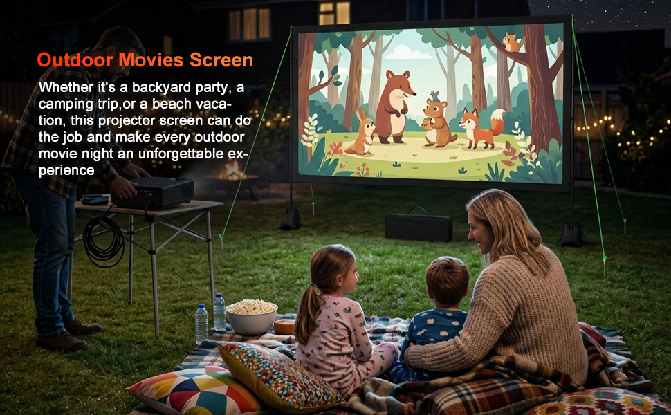 screen projector 120in