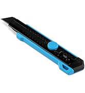 OX Pro Snap Off Utility Knife 25mm - Aluminum Heavy Duty Body with SK5 Snap Blade Utility Knife R...