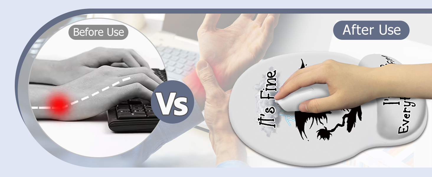 Mouse Pad with Wrist Rest