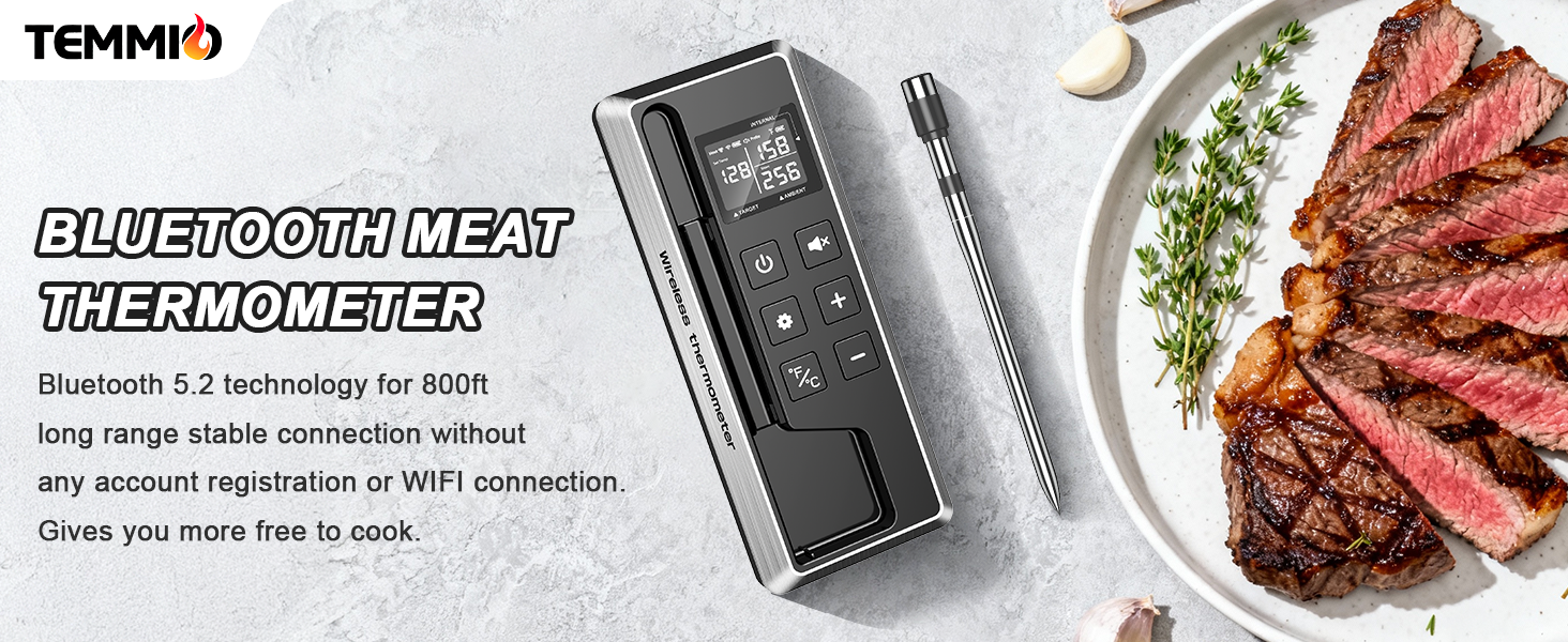 smart wireless meat thermometer kitchen gadgets for stocking gifts