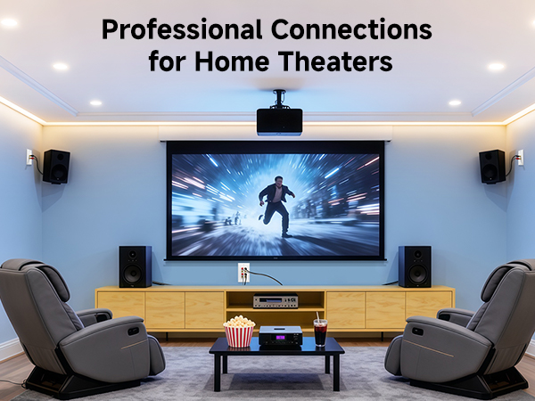 Banana plug wall plate for clean in-wall cable management