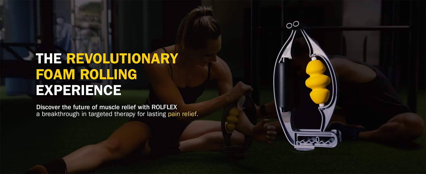 The future of foam rolling - Muscle relief that's easier, deeper, and faster. Recover from soreness.