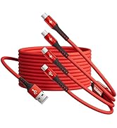 MJXIANG Multi 4 in 1 USB C Cable 2.2M, 3A USB A to USB C Splitter Cable, 4 Type C Long Charger Co...