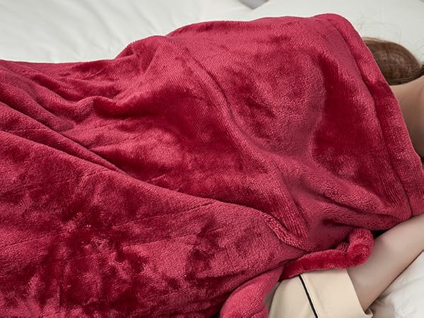 heated electric blanket throw
