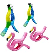 Towel Clips for Beach Chairs - Hurricane-Proof Clothes Pins, Premium ABS Heavy Duty Clothespins w...