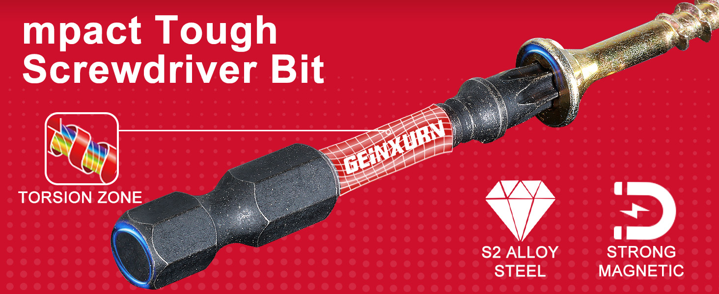 T25 impact screwdriver bit