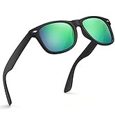 FEIDUSUN Sunglasses Men Polarized Sunglasses for Mens and Womens,Black Retro Sun Glasses Driving ...