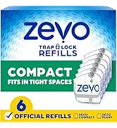 Zevo Compact Flying Insect Trap Official Refill Cartridges - Fits Zevo Compact &amp; Plant Indoor Plu...