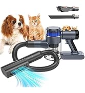 Pet Hair Handheld Vacuum, 25Kpa 300W Powerful Suction Car Vacuum Cordless Rechargeable with LED D...