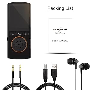 mp3 player with AUX cable