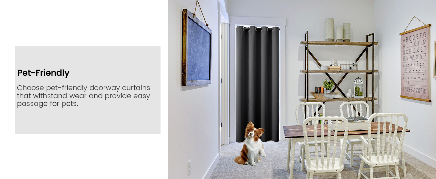 Pet-friendly curtains