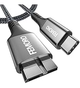 External Hard Drive Cable USB C 3.3Ft, Micro B to Type c Cord 10Gbps for External SSD Seagate WD ...