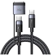 mcdodo 140W USB-C to Magsafe 3 Cable for MacBook Pro M5 Charging, 2-in-1Magnetic 3 &amp; USB-C Cable ...
