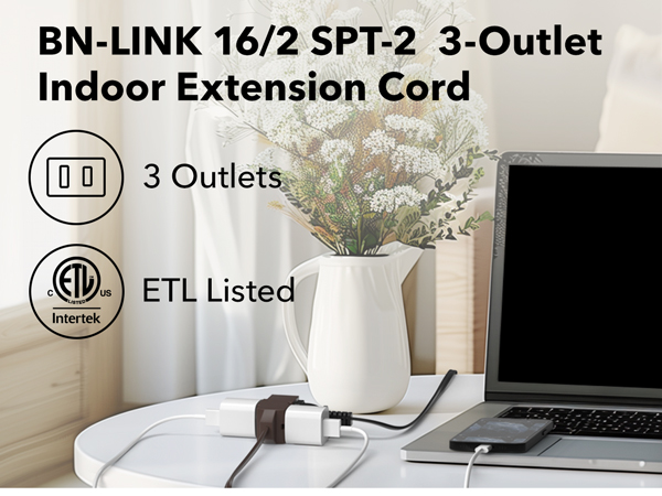 BN-LINK Indoor extension cord