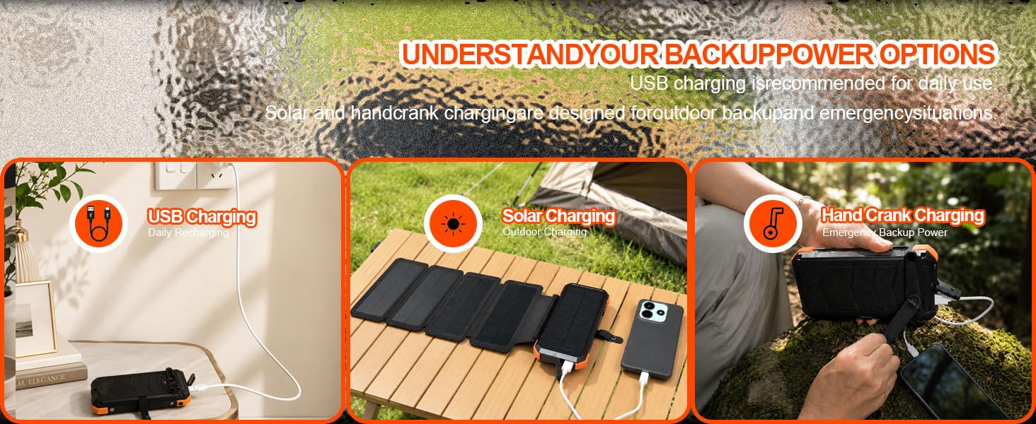 hand crank power bank