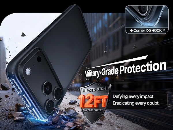 TORRAS NO1 Guardian protective case for 18 pro, soft touch, secure grip,elegant design