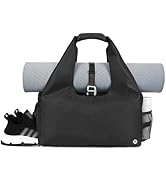sportsnew Yoga Gym Bags for Women with Shoes Compartment &amp; Wet Dry Storage Pockets &amp; Adjustable Y...