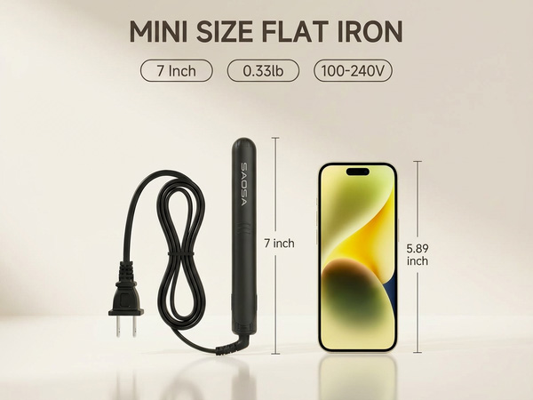 mini flat iron