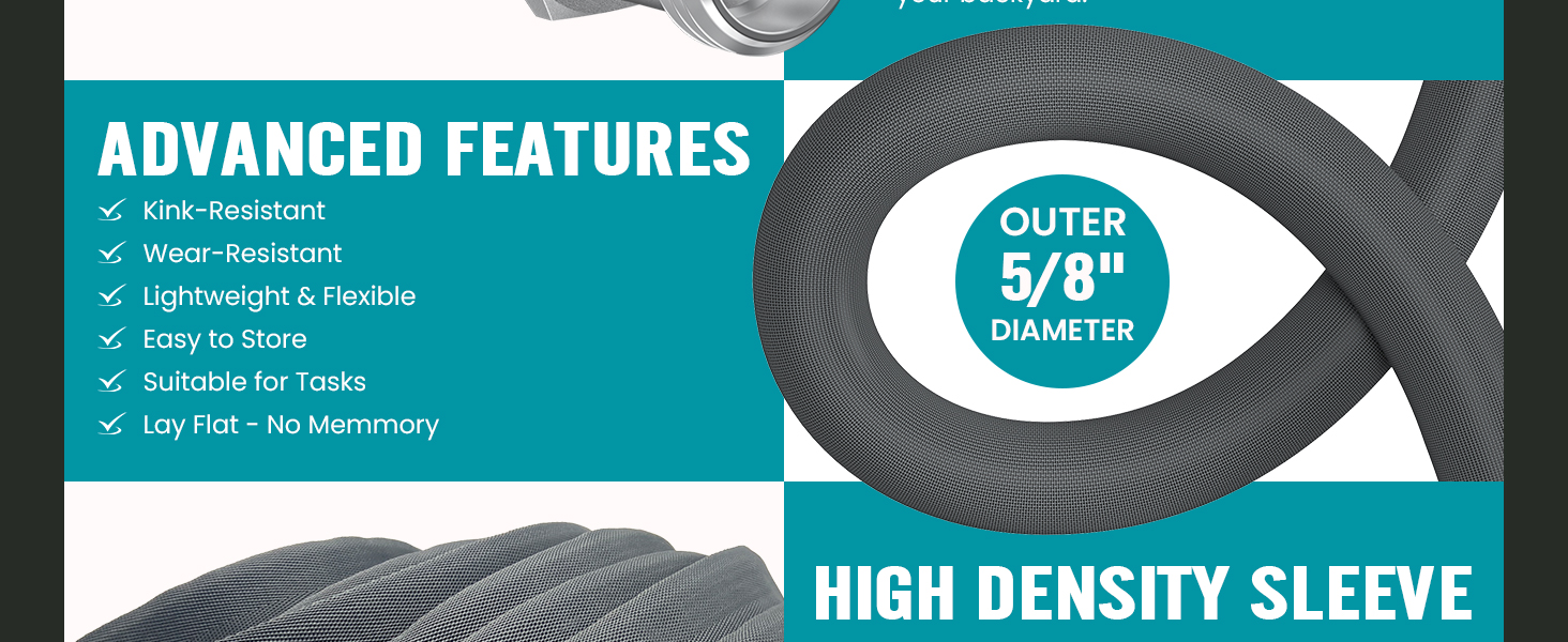 heavy duty garden hose 100 ft