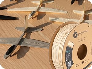 Detailed 3D printed aircraft displayed to highlight precision and quality of the filament used.