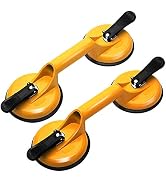 Kaisiking Heavy Duty Aluminum Glass Suction Cup Glass Puller Tile Suction Cup Lifter Floor Suctio...