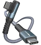 100W USB C to USB C Charger Cable 10ft 5A PD, sweguard USB Type C Cable Right Angle Super Fast Ch...