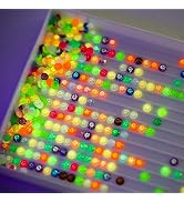 Glow-in-The-Dark Round Diamond Painting Bead, Glow Drill Brown Single Color 025, 1000PCS