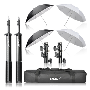 Double Off Camera Speedlight Flash Umbrella Kit