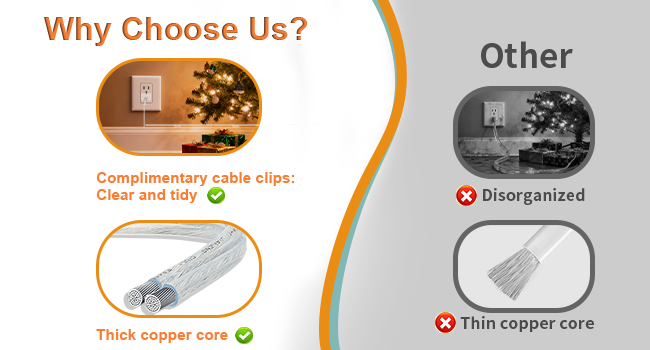 extension cord clear
