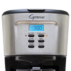 Cappresso, coffee, drip, glass, coffee beans, programmable, best coffee, coffeemaker,