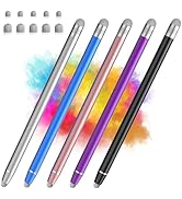 Stylus Pen for Touchscreen, 5 Pack Dual Fiber Stylus, High Sensitivity and Precision, Universal S...