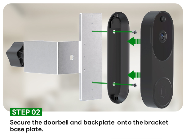 orbitell anti theft doorbell mount doorbell camera mount video doorbells holder mounting bracket