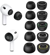Memory Foam Ear Tips for Airpods Pro 3, Secure Fit, Comfortable, Better Noise Canceling, Replacem...