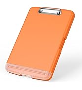 Rimilak Plastic Clipboard with Storage, High Capacity Nursing Clipboards with Pen Holder, Slim Cl...