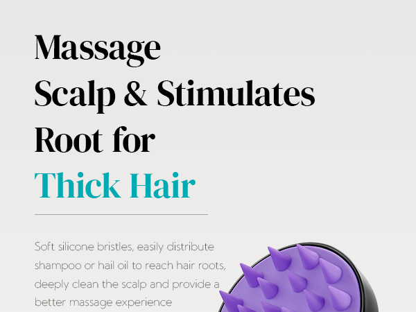 Scalp Massager Scalp Scrubber Shampoo Brush