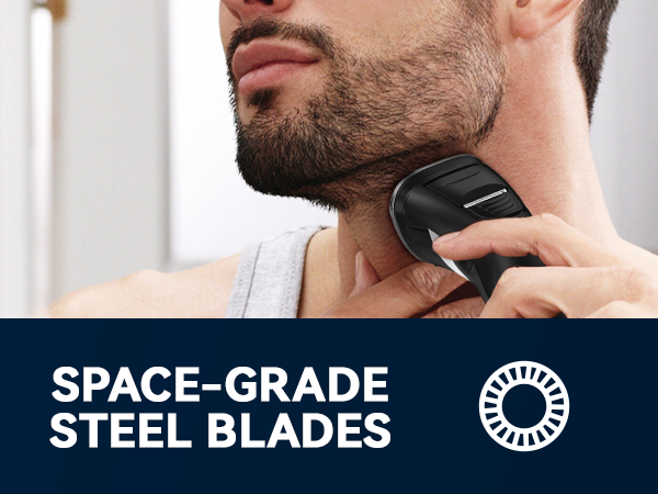 Electric Razor for Men with Pop-Up Trimmer