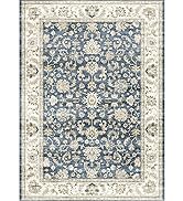 Boho Living Room Washable Rugs 5x7 Large Area Rugs Vintage Carpet Home Bedroom Decor - Non-Slip S...