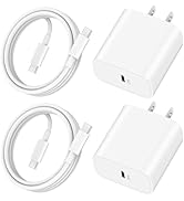 20W Fast Charger for iPhone 17/17 Pro Max/Air/16/16 Pro Max/16 Plus, iPad Pro 13/12.9/11 inch, iP...
