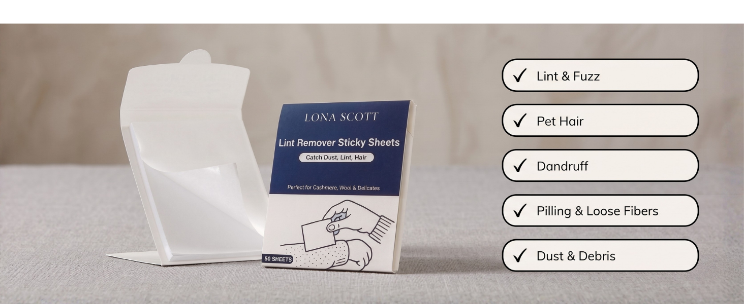 Lona Scott Lint Remover Sticky Sheets