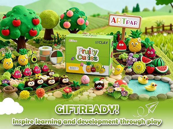 ARTPAR AIR DRY CLAY fruit KITS