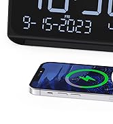 Roxicosly Projection Alarm Clock for Bedroom | Projects Time on Wall Ceiling | Ultra Clear Large ...