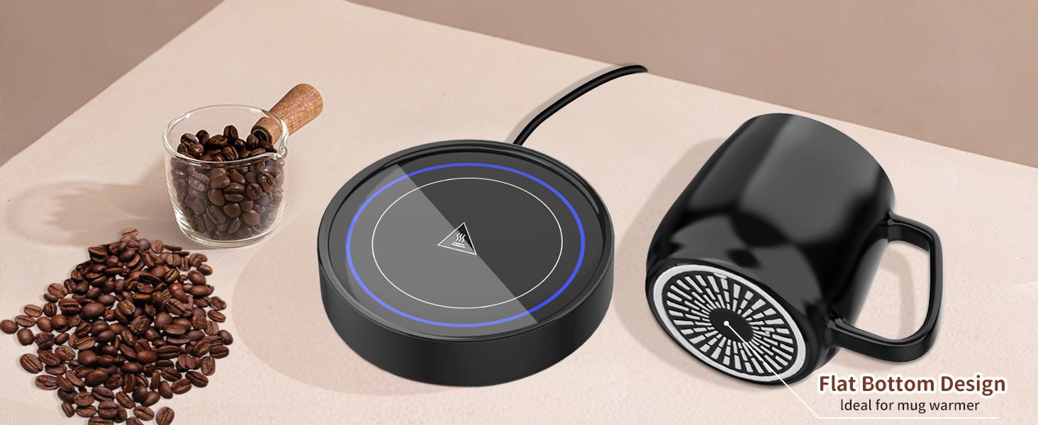 coffee warmer with mug set