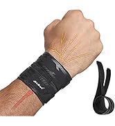 HiRui Wrist Brace Wrist Wraps, Ultra-thin Compression Wrist Straps Wrist Support for Workout Tenn...