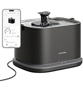 PETLIBRO Upgrade Cat Water Fountain Stainless Steel Tray, Dockstream 2 Cat Fountain Indoor, 3L/10...