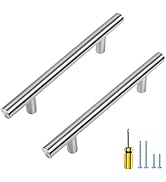 Ravinte 30 Pack 4 inch Brushed Nickel Cabinet Pulls Kitchen Cabinet Handles 6-3/8