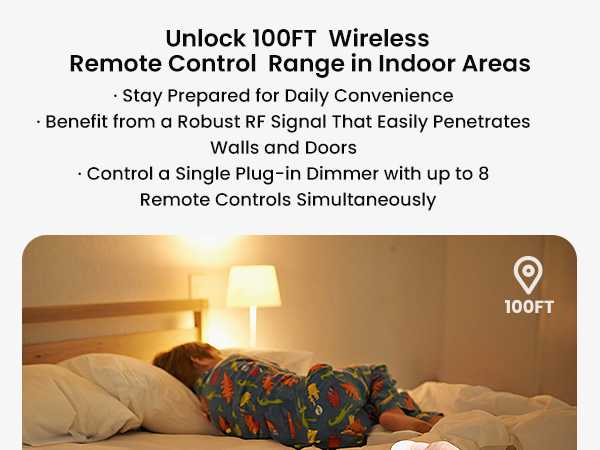 indoor dimmer plug with remote