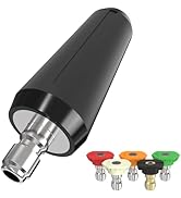 APOWER Pressure Washer Tips Turbo Nozzle, Max 2600 PSI 360°Rotating Power Washer Nozzles with 1/4...